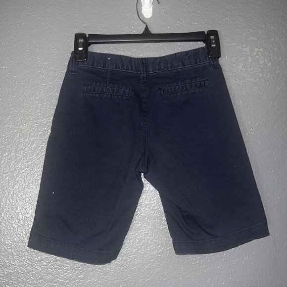 Girls Navy Stretch Shorts Old Navy Casual Uniform Style - Picture 2 of 6